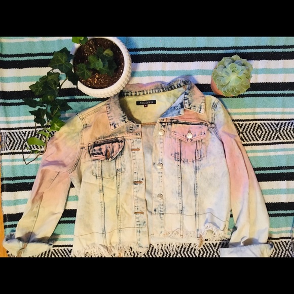 Vigoss Acid Wash Jeans Jacket - Picture 1 of 2